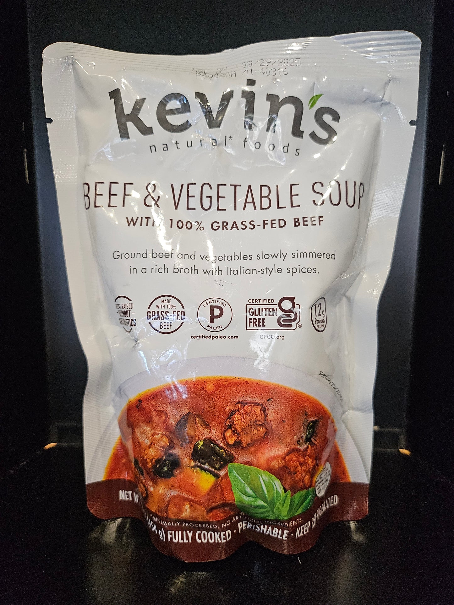 Kevin's Natural Foods Beef & Vegetables soup