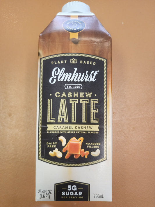 Elmhurst Cashew Latte Caramel Cashew