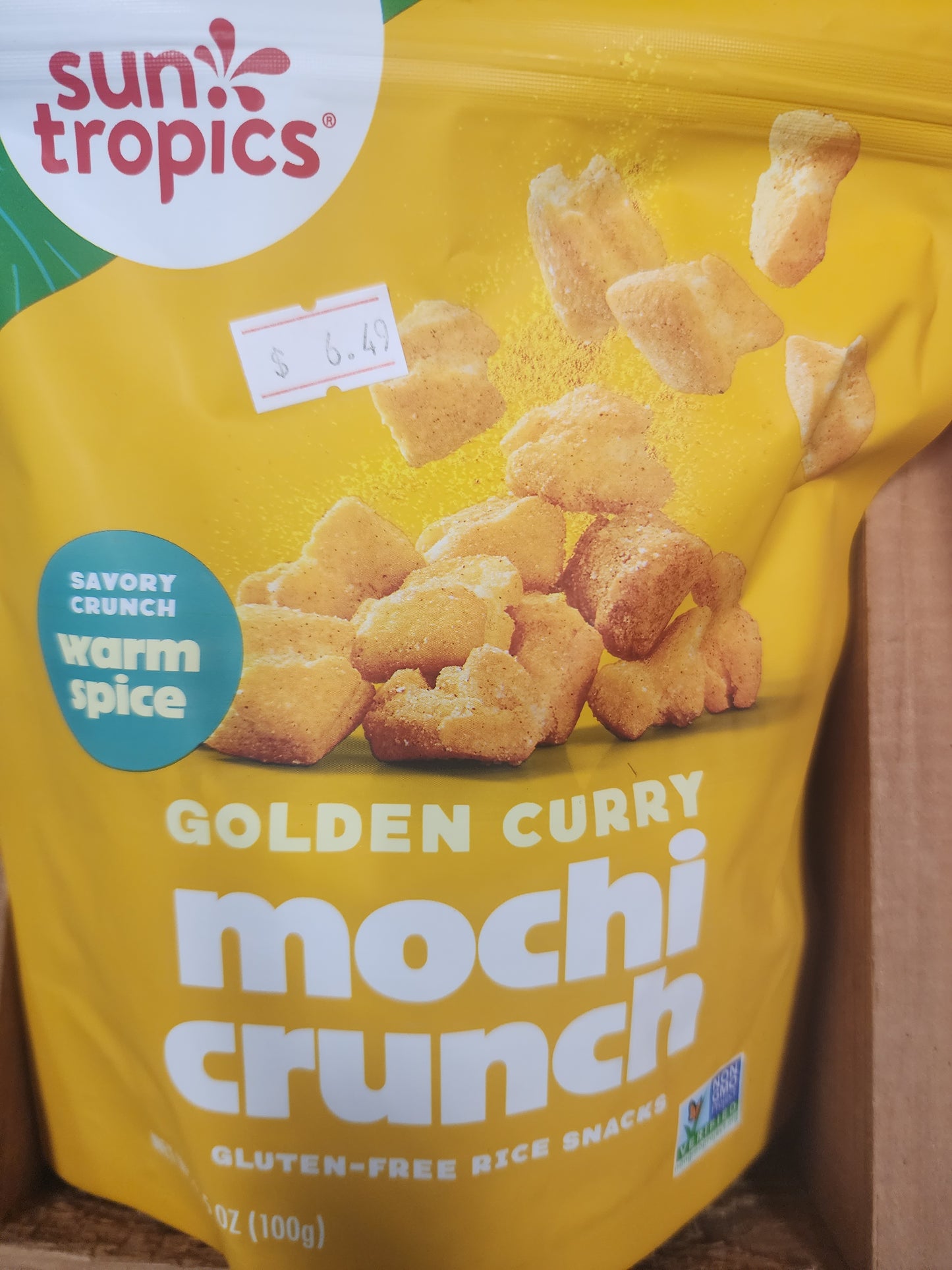 Sun tropics golden curry mochi crunch