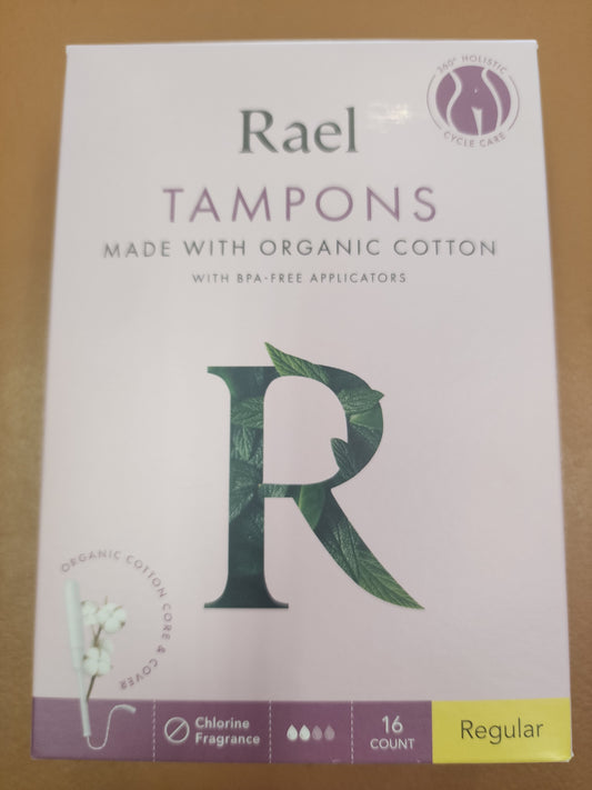 Rael Tampons organic cotton