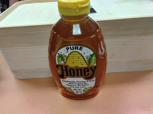 Pure honey dickrede honey farm 32oz
