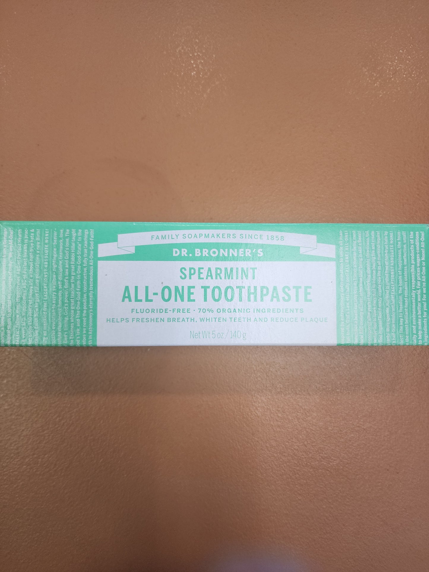 Dr. Bonner's Spearmint Toothpaste