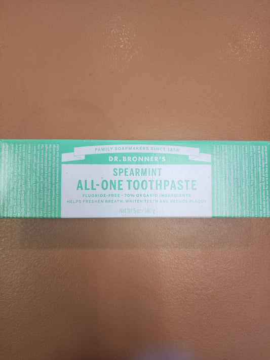 Dr. Bonner's Spearmint Toothpaste