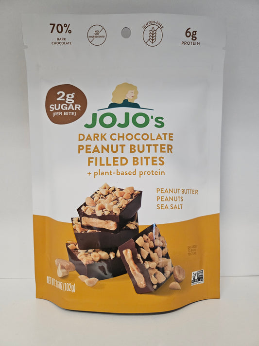 JOJO'S Chocolate Bites Peanut Butter & Chocolate