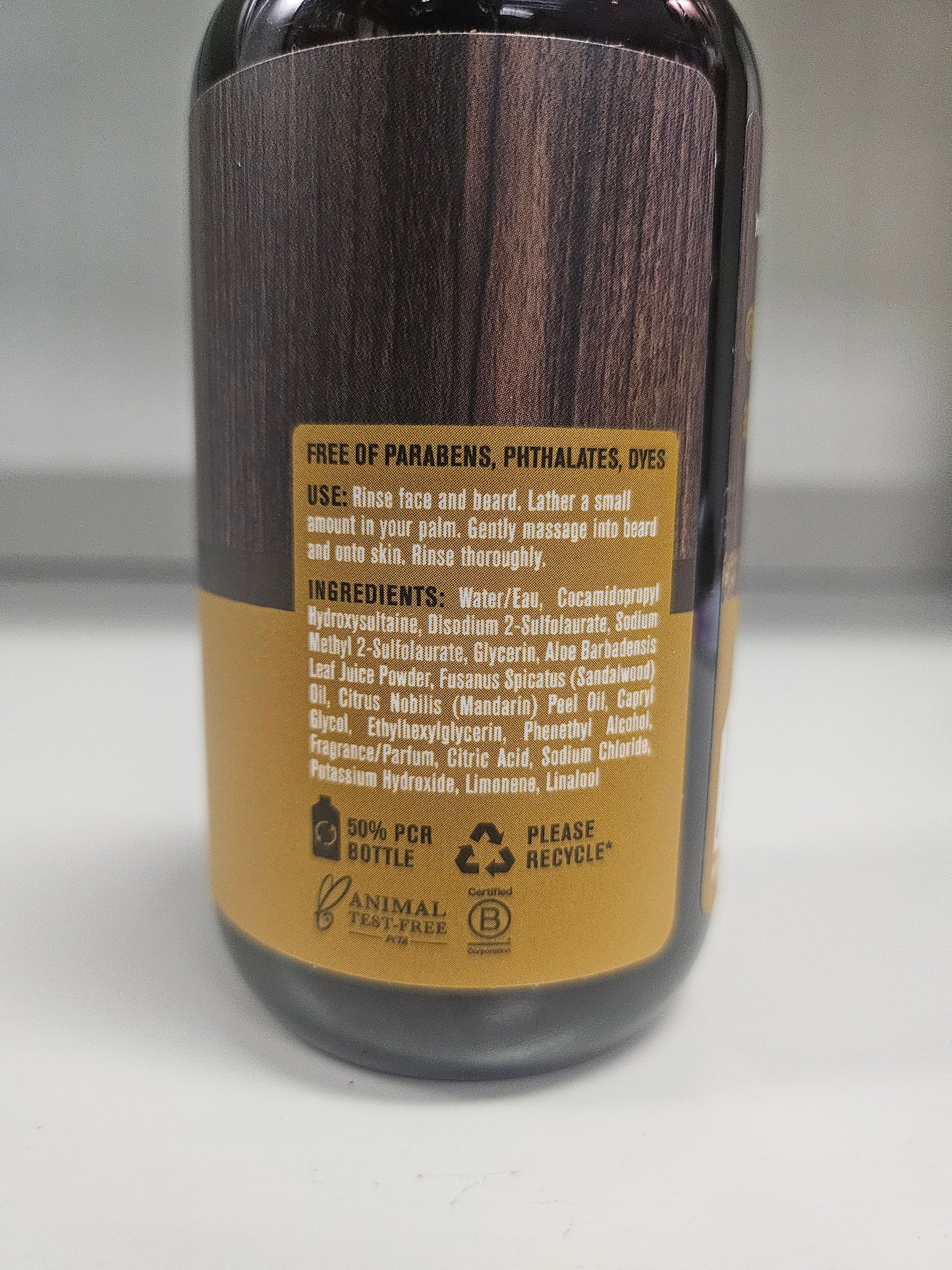Every Man Jack Sandalwood Beard+Face Wash