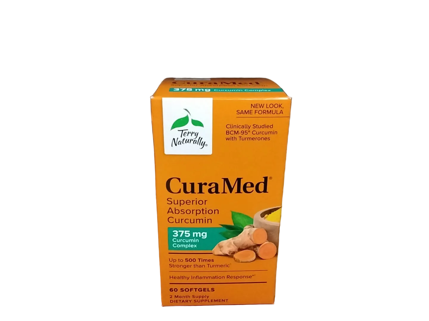 Curamed Superior Absorption Curcumin 375 mg 60 softgels