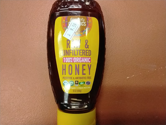 Heavenly Organics Raw & Unfiltered 100%Organic Honey