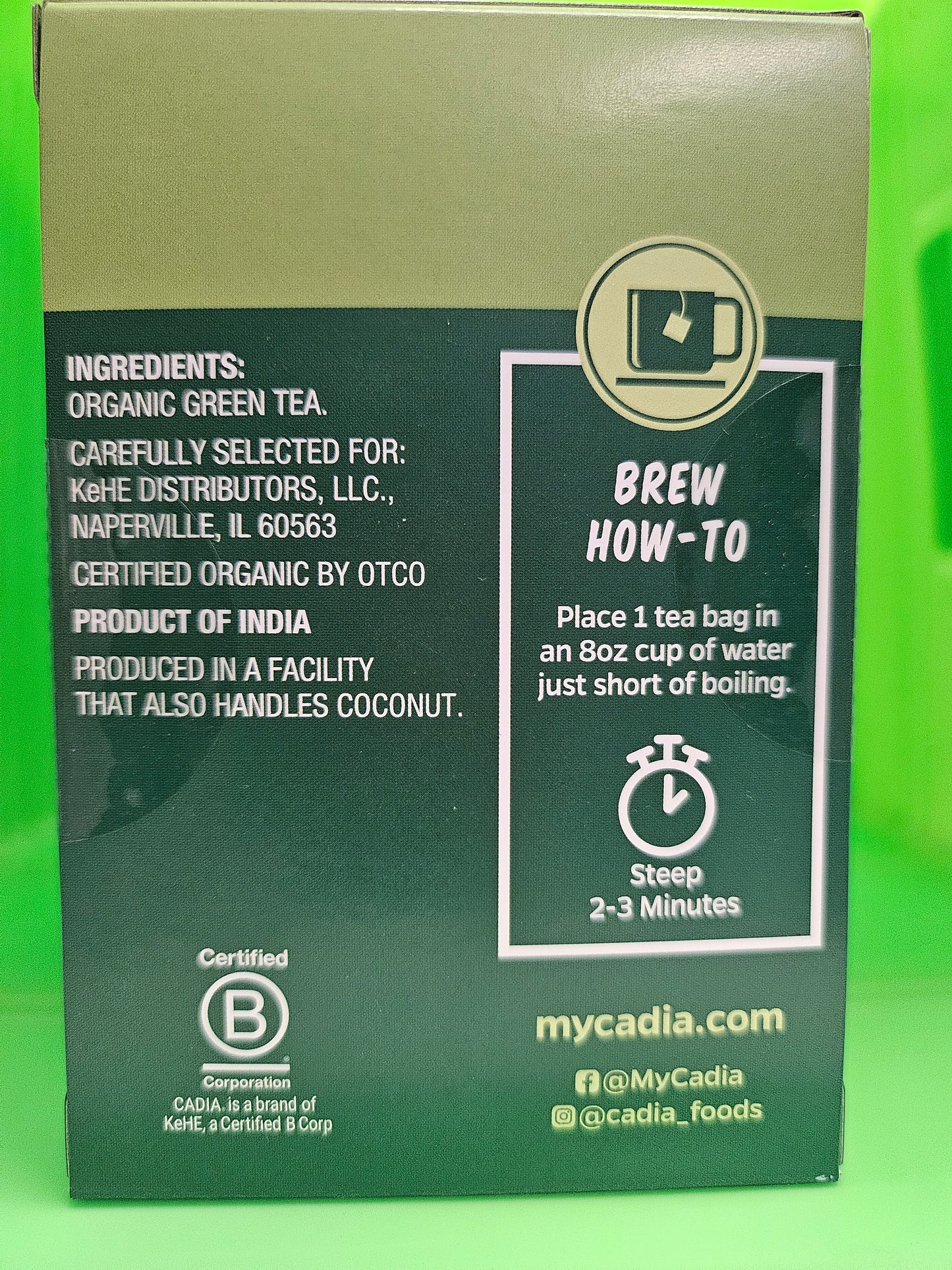 Cadia Himalayan Green Tea