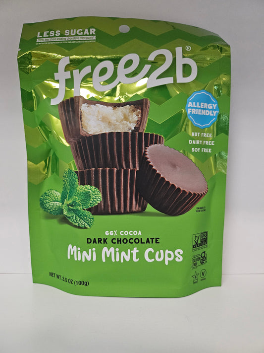 FREE2B Dark Chocolate Mini Mint Cups