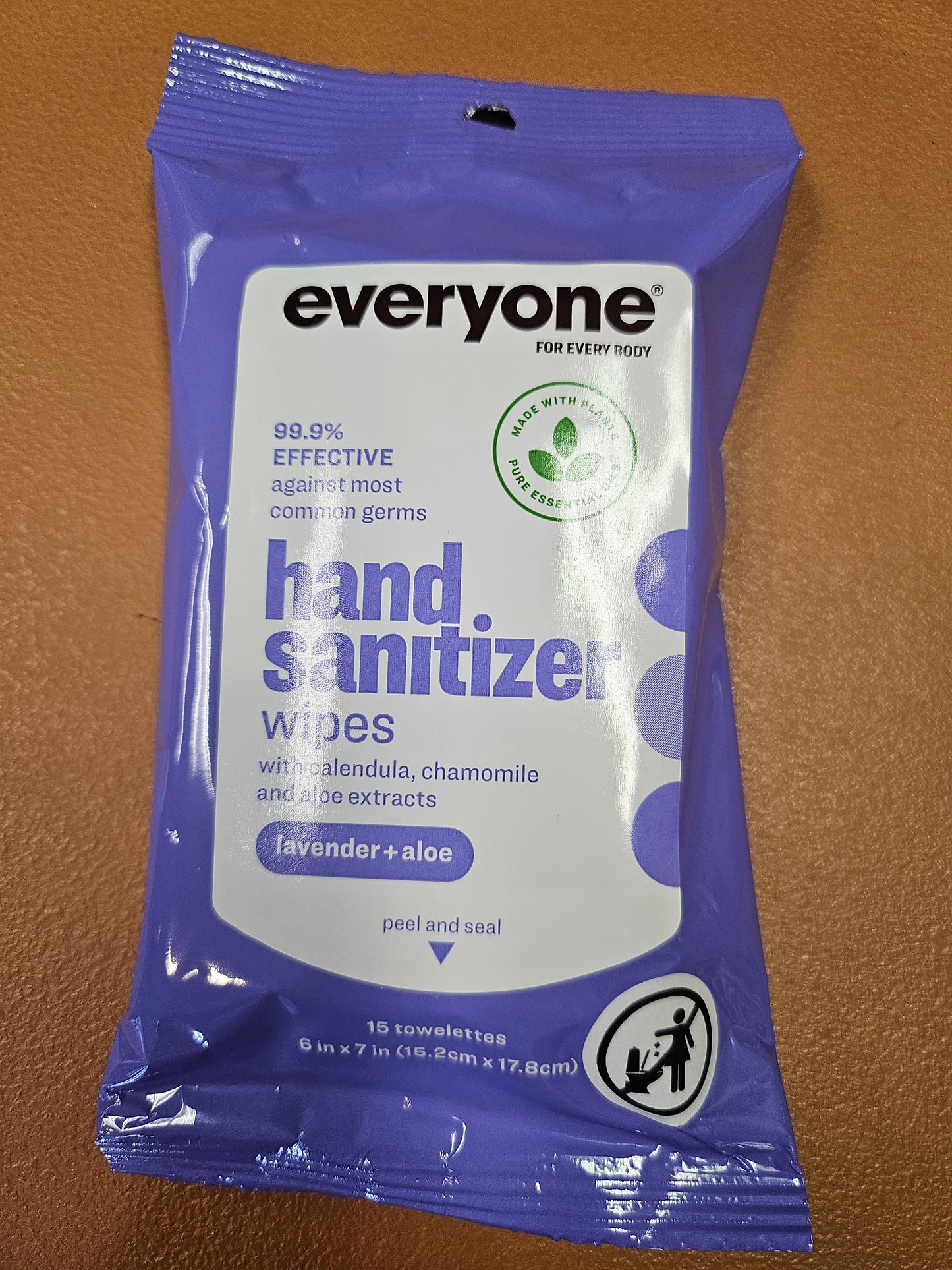 Everyone Wipes Lavender Hand Sanitzer