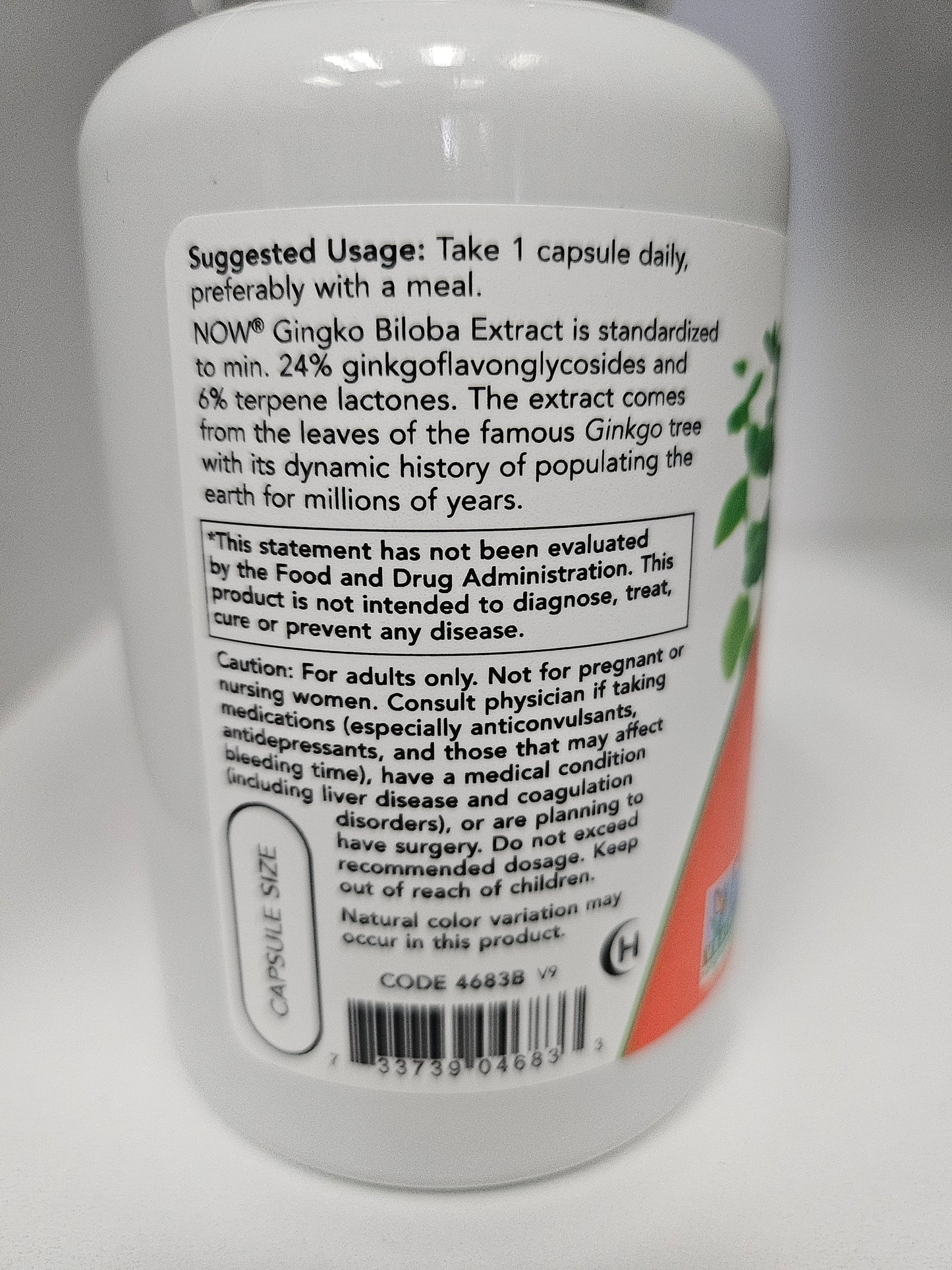 GINKGO BILOBA 120mg  100 VCAPS