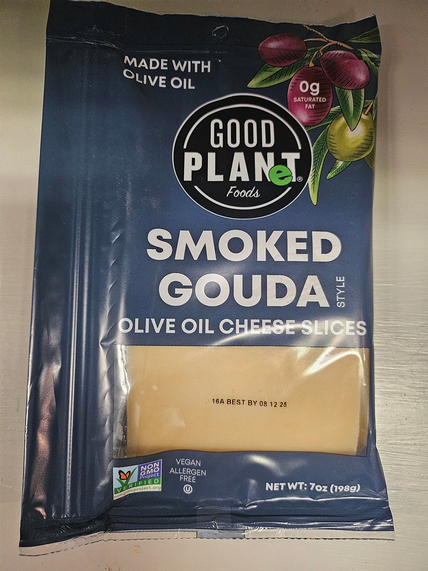 Good Planet Smoked Gouda Olive Oil Cheese Slices