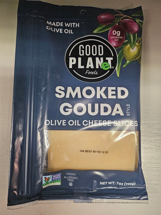Good Planet Smoked Gouda Olive Oil Cheese Slices