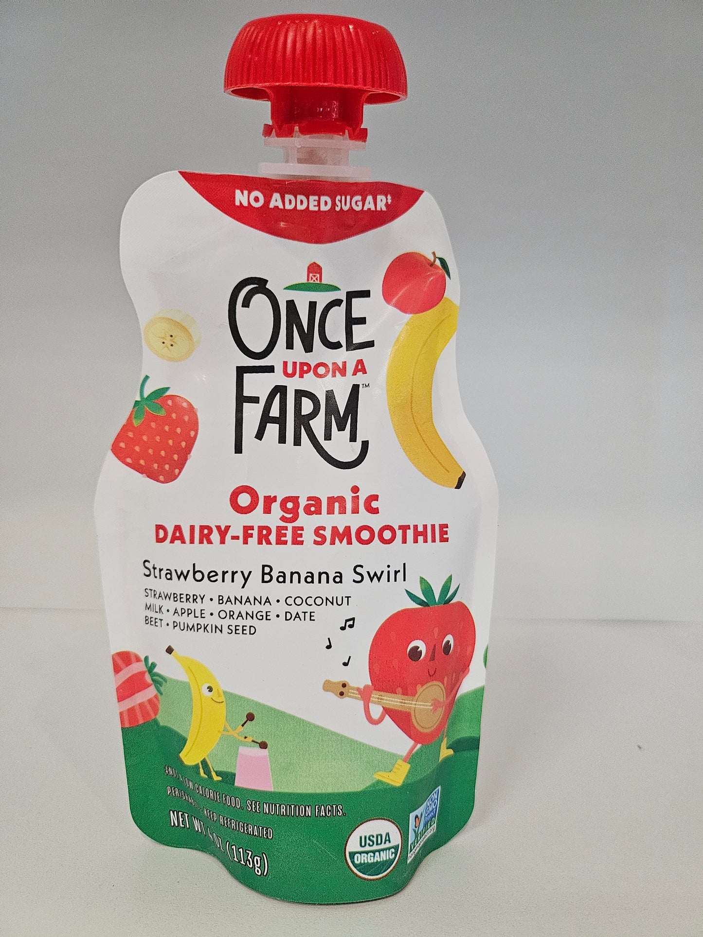 Once Upon A Farm Strawberry Banana Yogurt