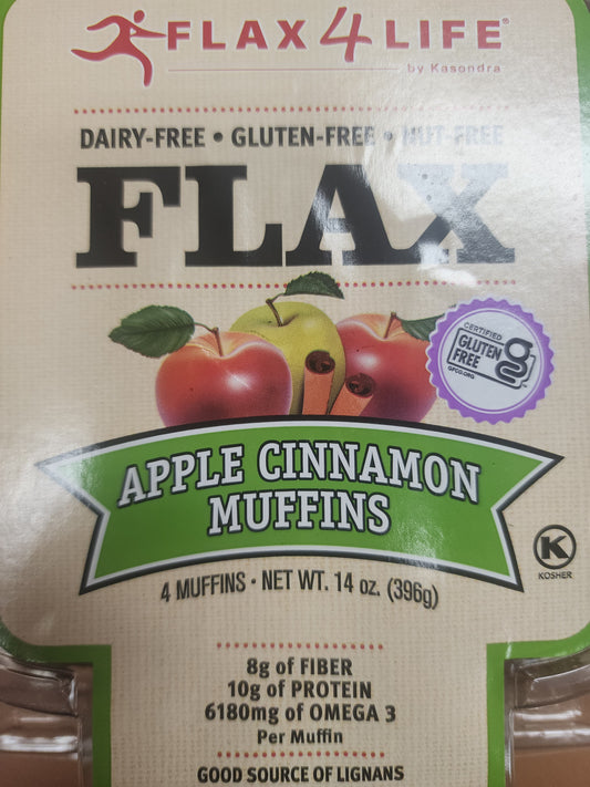 Flax for life Apple Cinnamon Muffins