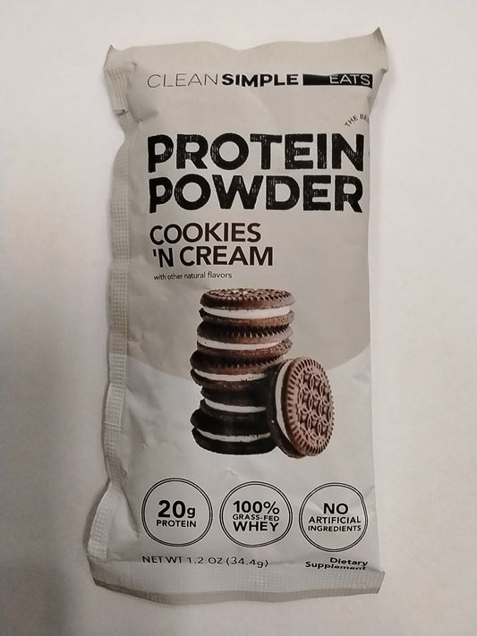Clean Simple Eats Protein Powder Cookies n Cream