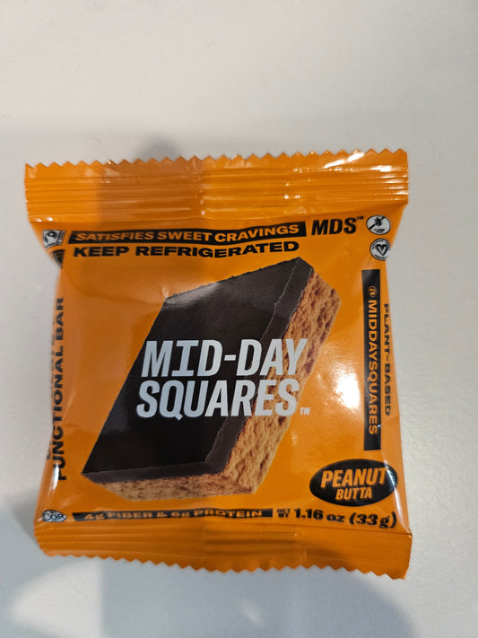 Mid Day Peanut Butter Square Bars