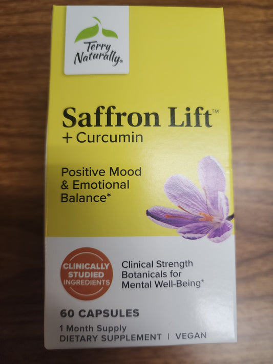 Saffron Lift + Curcumin 60 Capsules