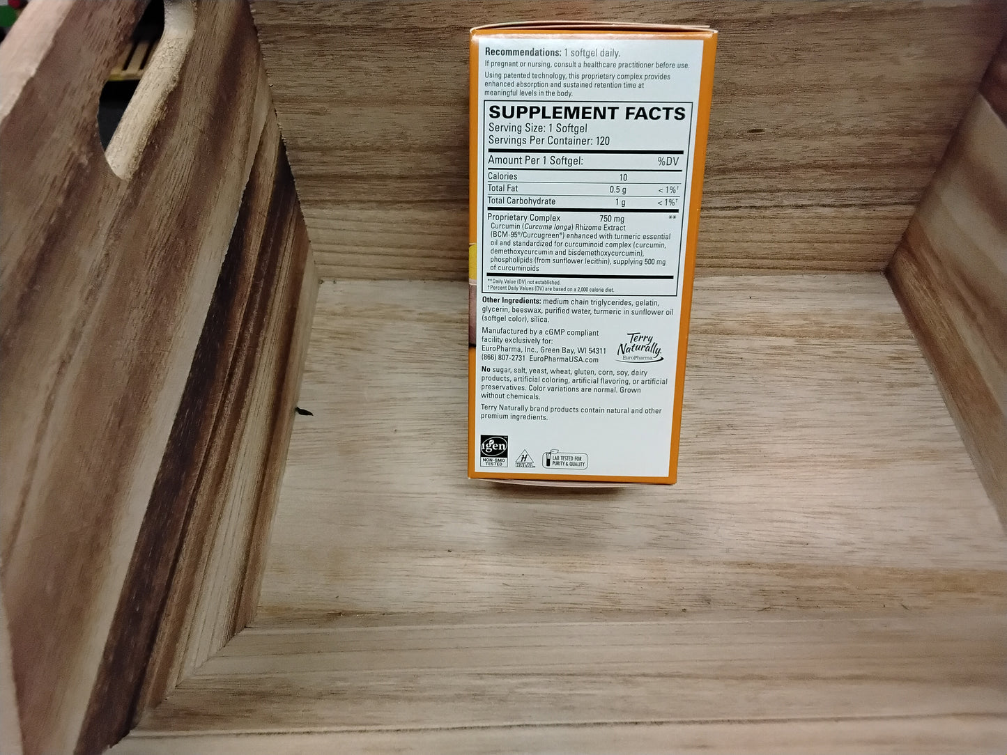 Curamed 750mg 120 capsules