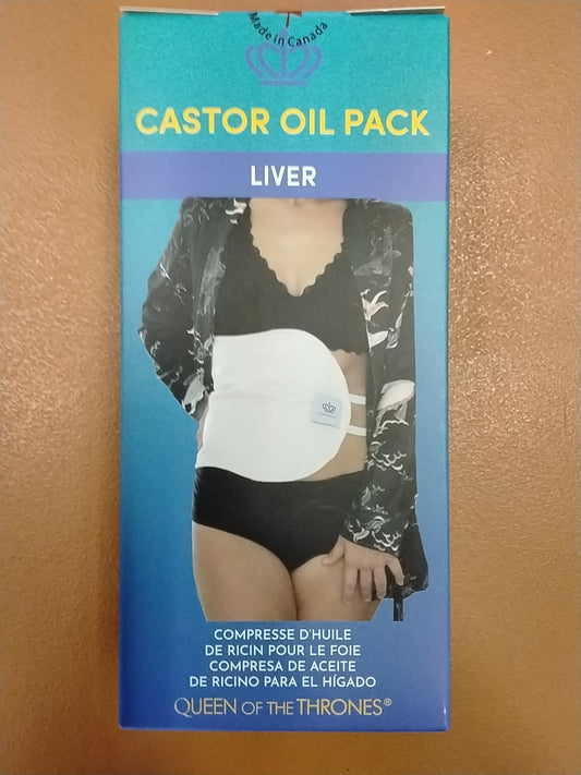 Castor oil pack liver