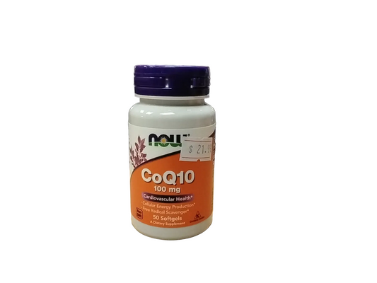 CoQ10 100 mg 50 Softgels