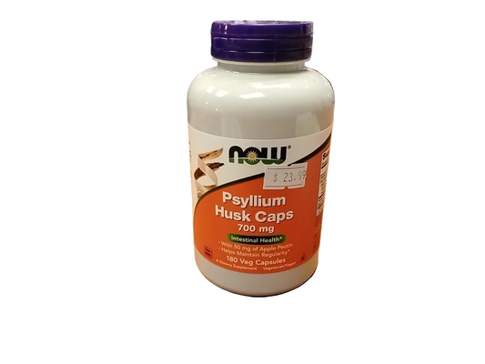 Psyllium Husk Caps 700 mg 180 Veg Caps