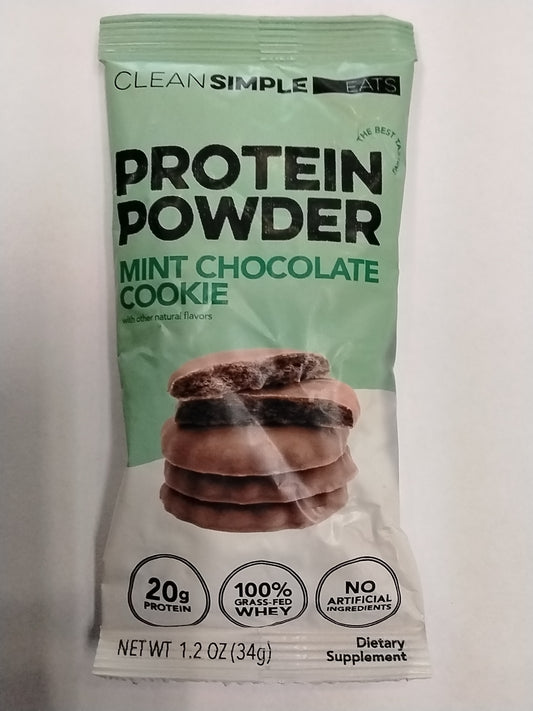 Clean Simple Eats Protein Powder Mint Chocolate Cookie