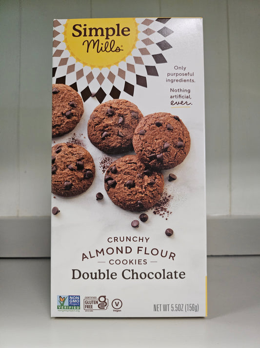 Simple Mills Crunchy Almond Flour Cookies Double Chocolate